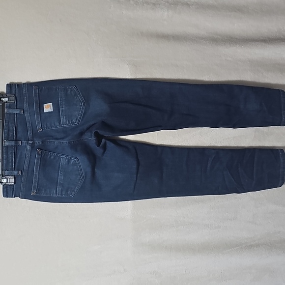 Carhartt Denim - Carhartt Womens Slim Fit Skinny Leg Blue Denim Jeans 6 Short